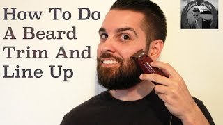 DIY  Beard Line Up And Trim [upl. by Assiled]