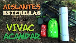 AISLANTES DECATHLON para VIVAC o ACAMPADA  Revisión [upl. by Lavicrep]