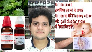 Urtica urens Homeopathic medicine Urtica urens urticaria increase uric acid symptom and diseases [upl. by Nalak]