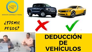 01 DEDUCCION DE VEHICULOS [upl. by Assedo]