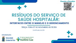 Resíduos do Serviço de Saúde Hospitalar [upl. by Aedrahs199]