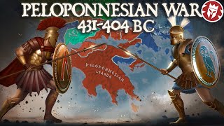 The Full History of the Peloponnesian War  Athens vs Sparta [upl. by Stavro339]