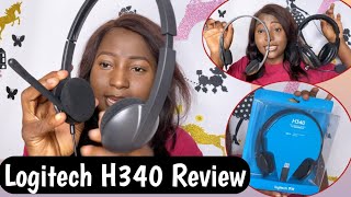 Logitech H340 NOISE CANCELING Headset Review  AirPods Pro2 UNBOXING [upl. by Moersch]