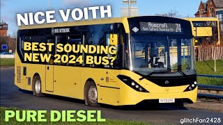 Best Sounding New Bus Diesel 👍🏼 2024 ADL Enviro200 MMC 97m  🐝 Bee Network 🐝 [upl. by Anec]