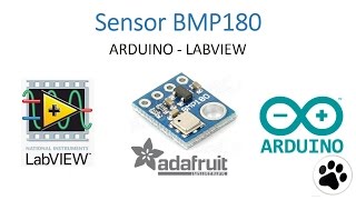 SENSOR BMP180 CON INTERFACE LABVIEW UTILIZANDO ARDUINO [upl. by Beall]