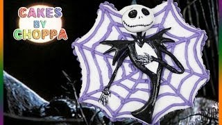 Jack Skellington Halloween Cake How To [upl. by Purity]