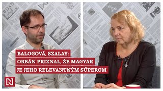 Balogová Szalay Orbán priznal že Magyar je jeho relevantným súperom [upl. by Filippa]