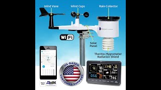 Ambient Weather Wireless Home Weather Station Review [upl. by Greeley19]