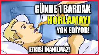 Yatmadan Önce 1 Bardak Tüketin Horlamadan Tamamen Kurtulun [upl. by Ekyt]