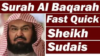 Surah Baqarah Fast Recitation Speedy and Quick Reading in 59 Minutes By Sheikh S 2 [upl. by Alaham313]