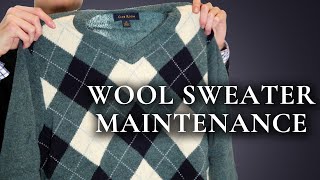 How to Wash and Maintain Wool Sweaters  Laundry Hacks [upl. by Naivad]