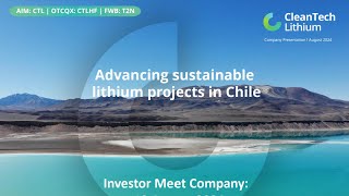 CLEANTECH LITHIUM PLC  ASX process and wider company developments [upl. by Egas]