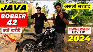 Jawa 42 Bobber Black Mirror Detailed Review in Hindi  BikeOpedia [upl. by Notsnhoj355]