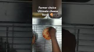 farmer choice ultimate cheese burst 😀virelvideo food pizzastreetfood [upl. by Boak109]