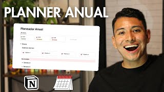 Tutorial  Como crear una Agenda  Planificador Anual con Notion  Plantilla Gratis [upl. by Aneez]
