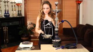 Kaloud™ Instructional How to Properly Use Charcoal With a Hookah [upl. by Rodi894]