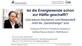 Ist die Energiewende schon zur Hälfte geschafft [upl. by Atinad796]