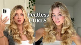 Overnight Blowout the BEST heatless curls [upl. by Boggs]