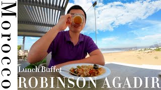 4K Seaview Lunch Buffet Review  Robinson Agadir Morocco [upl. by Nola706]