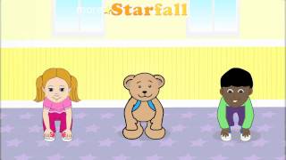 Head Shoulders Knees and Toes Song — a Starfall™ Movie from Starfallcom [upl. by Persas949]