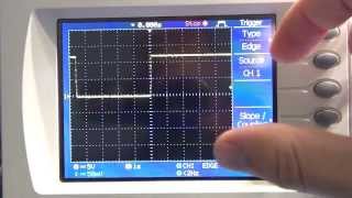 Tutorial How to use an Oscilloscope 3  How to capture a signal event  glitch  transient [upl. by Anilosi455]