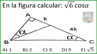 ADMISION AGRARIA UNALM 2015I TRIGONOMETRIA RAZONES TRIGONOMETRICAS [upl. by Tali]