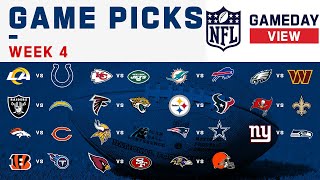 NFL Week 4 Game Picks [upl. by Waverly]