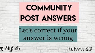 Community Post Answers [upl. by Ihp]