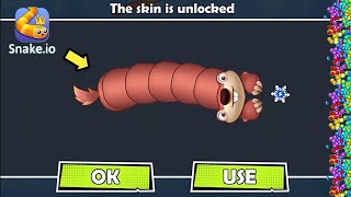 Snake Io  New Otter Skin Unlocked Epic Snakeio Gameplay [upl. by Aurora]