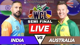 India vs Australia Champions Semi Final LIVE Cricket Match Today  World Champions Legends 2024 WCL [upl. by Savinirs]