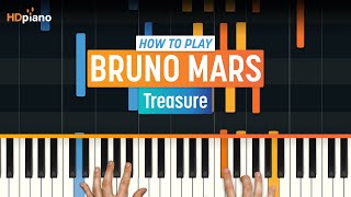 How to Play quotTreasurequot by Bruno Mars Older Lesson  HDpiano Part 1 Piano Tutorial [upl. by Brandea489]