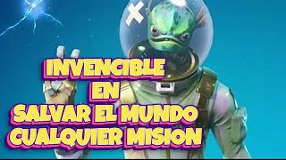 EL COMBO MAS ROTO de FORTNITE SALVAR el MUNDO INVENCINBLE en CUALQUIER NIVEL 160💥💥 [upl. by Roskes]