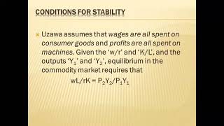 Uzawa Model of Economic GrowthSimplified [upl. by Tirb]