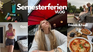 Vlog  Semesterferien  Uni Noten  Gym  Meeting friends [upl. by Sitof]