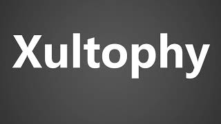 How to Pronounce Xultophy [upl. by Ivie]