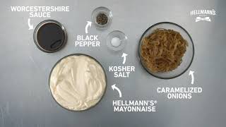 Making Caramelized Onion Mayo with Hellmann’s® [upl. by Zantos695]