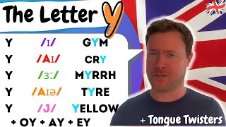 English Pronunciation  5 Ways to Pronounce The Letter Y [upl. by Lambart]