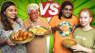 French Cooking Challenge 🇫🇷🔥 India vs Foreign collaboration 😂😜 [upl. by Rior]