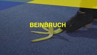 Beinbruch  MAUS Erste Hilfe Kurs  Video Tutorial [upl. by Landan317]