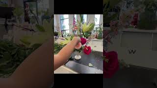 How to create a urn floral centrepiece Edmonton florist Pollies Flowers [upl. by Alejoa303]