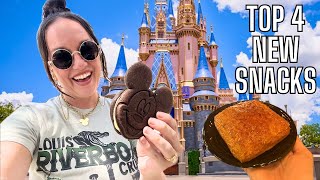 TOP 4 NEW SNACKS AT MAGIC KINGDOM [upl. by Mohamed]