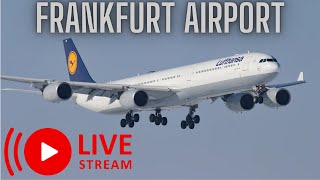 🔴Live🔴 Frankfurt Airport Monday Morning Planespotting [upl. by Yrbua]