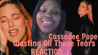 Cassadee Pope Wasting All These Tears REACTION [upl. by Evy300]