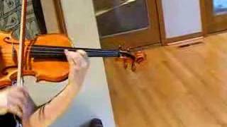 Tomas Vitalis CHACONNE Violin Solo Played on Rare Handmade American Violin [upl. by Mitchell]