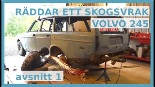 Volvo 245  Från skogsvrak till firmabil  Avsnitt 1 [upl. by Adliwa518]