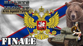 Lets Play Hearts of Iron 4 Return of the Tsar Russia  HOI4 Arms Against Tyranny Gameplay Finale [upl. by Frum]