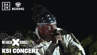 KSI’s Stunning First DAZN X Series 17 Concert [upl. by Ibbed]