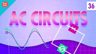 AC Circuits Crash Course Physics 36 [upl. by Mur]