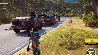 Just Cause 3 NPC WAR  Medici Military VS Rebels 2023 [upl. by Enicul]