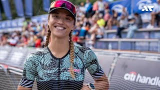 Martyna Lewandowska quotPierwszy raz pływałam w morzuquot  Enea IRONMAN Gdynia 2022 [upl. by Carlye]